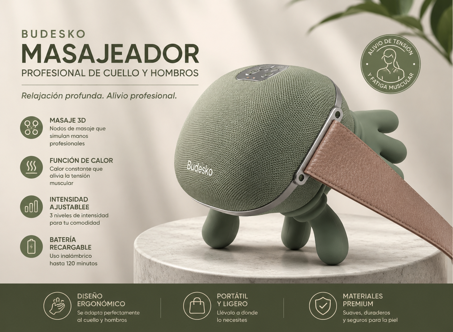 Masajeador Hombros y Cuello De Manitos